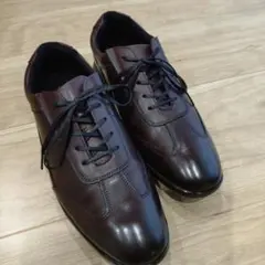 HushPuppies メンズ　ダークブラウン レザー レースアップシューズ