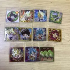 【オークション】ドラゴンボールZ ウエハース10周年シール 11枚 孫悟空多め