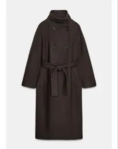 タグ付き新品★ZARAのオーバーサイズウールコート★XSサイズ★チョコレート色