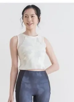 SUKALA ドットプリントブラタンクトップ L