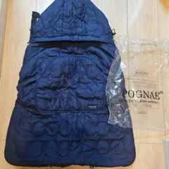 POGNAE 抱っこ紐カバー ネイビー　防寒ケープ