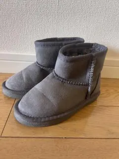 ムートンブーツ グレー #2 17.0cm記載 (15.0cm推奨)