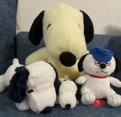 新品★未使用　スヌーピー＆オラフぬいぐるみ　4点まとめ売り