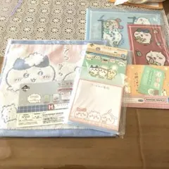 お値下げ早い者勝ち！！ちいかわ　一番くじ　G賞ステーショナリー２点、H賞タオル