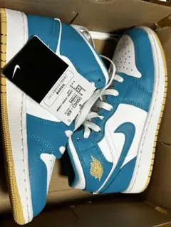 Nike Air Jordan 1 Mid "Aquatone" J= ーダン1