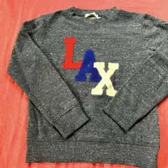 MPS　LAX刺繍 裏起毛トレーナー　140