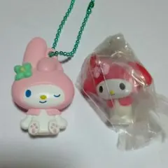 サンリオ　マイメロ　マイメロディ　まとめ　ガチャガチャ　キーホルダー　立体　赤