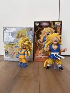 一番くじ ドラゴンボール 超サイヤ人フィギュア 2体セット おまけ付き