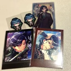 バスティン・ケリー　悪魔執事と黒い猫　ドールフレークシール　クリアカード　クリカ