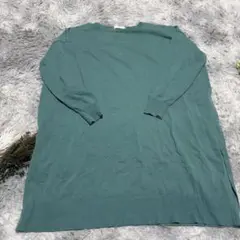 chocol raffine robe チュニック ニット F グリーン