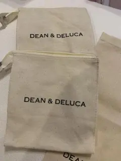DEAN & DELUCA ポーチ 2点セット キャンバス地　プレゼント用一式のサムネイル