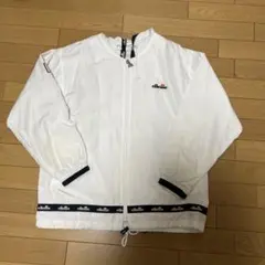90s ellesse フード付きナイロンジャケット ホワイトのサムネイル