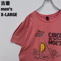 ANVIL アンビル Tシャツ シンコ・デ・マヨ メキシカン サーモンピンク古着