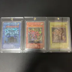 遊戯王 三幻神 G4 貫通シークレット オシリス ラー オベリスク