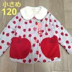 美品・ベイビーチアー　赤りんご　ジャカードコート　120（小さめ）