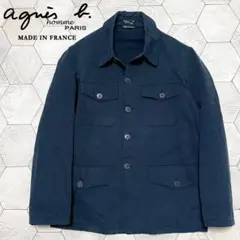 アニエスベーオム 仏製トラッカージャケット 黒 メンズM〜L相当 ユニセックス アニエスベーオム 仏製トラッカージャケット 黒 メンズM〜L相当 ユニ