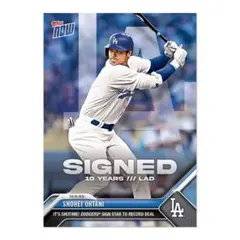 大谷翔平　MLB Topps now ドジャース移籍
