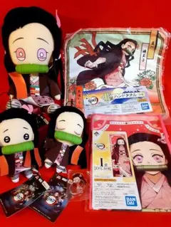 【 鬼滅の刃 】ぬいぐるみ & タオル & アクリルスタンド 「 竈門禰豆子 」
