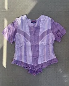 80s デザインTシャツ レーヨン100%