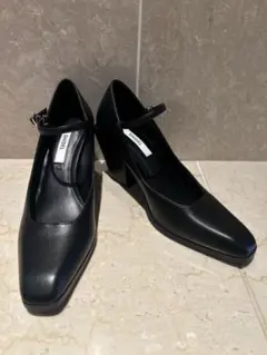 【新品】SNIDEL ハイヒールパンプス ストラップ スクエアトゥ 23.5cmのサムネイル