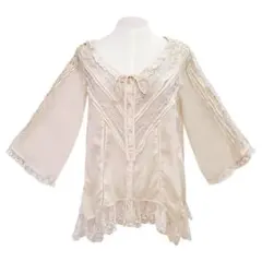 ELISABETTA FRANCHI 刺繍 チュニック バタフライ 蝶 シフォン | Mercari