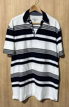 Letroyes ルトロワ ボーダーポロシャツ L フランス製 コットン100