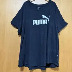 PUMAプーマ ビッグロゴ Tシャツ ブラック サイズ3X ゆったり