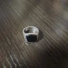 TOM WOOD Kay ring polished Onyx 58 約18号のサムネイル