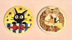 ジブリ刺繍缶バッジ　パンリースのみ