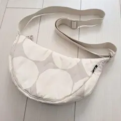 ③ユニクロ　マリメッコ　ラウンドミニショルダー　ドット