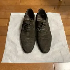 ダークブラウン スエード レースアップ 25cm