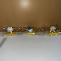 ちいかわ、ハチワレ、ラッコの松屋オリジナルフィギュア　3点セット