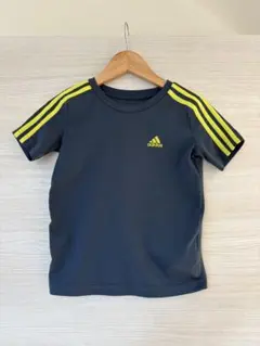 【120cm】adidas アディダス 3ストライプ 半袖 Tシャツ