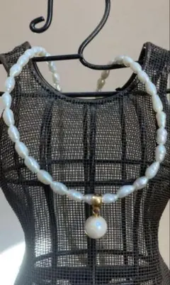 本真珠　淡水パール　ネックレス