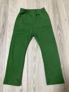 グリーン 長ズボン裏起毛サイズ100
