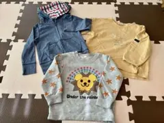 キッズ トップス トレーナー 3点セット