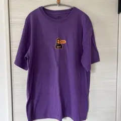 X-girl エックスガール 半袖Tシャツ パープル Lサイズ