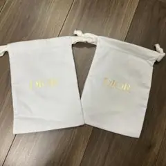 Dior 布製収納袋 2個セット新品未使用