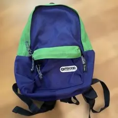 OUTDOOR PRODUCTS キッズ リュック パープル グリーンのサムネイル