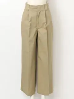 美品＜conte＞ラップ チノ テーパードワイドパンツ辺見えみり コンテ