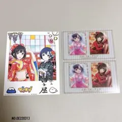 ミス・フォーチュン クリアシート ポラロイド風コースター セット