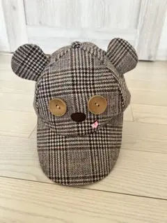 【美品】ユニバ　ティム　キャップ　チェック柄