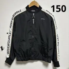 リングジップアップ ブルゾン ブラック 150