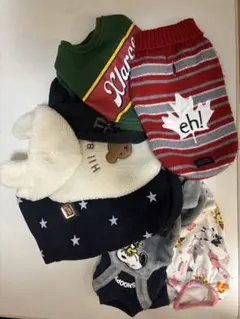 チワワ 犬服 まとめ売り 7点セット XLARGE スヌーピー くま 星柄のサムネイル