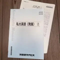 河合塾マナビス テキスト 私大英語のサムネイル