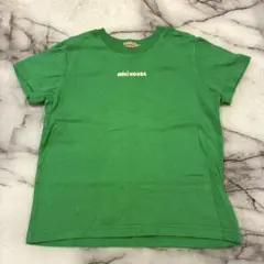 miki house ロゴ Tシャツ 120cm グリーン