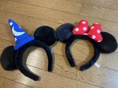 【翌日発送可能】ディズニー カチューシャ ミッキー ミニー 2点セット
