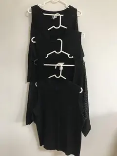 ◆夏物4点まとめ売り　ブラック