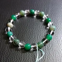 グリーンアゲート モスアゲート パワーストーン ブレスレット