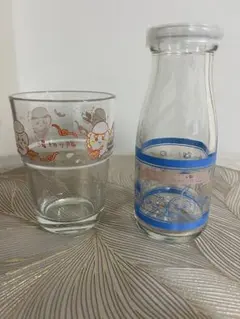 ちいかわ　コップと牛乳瓶